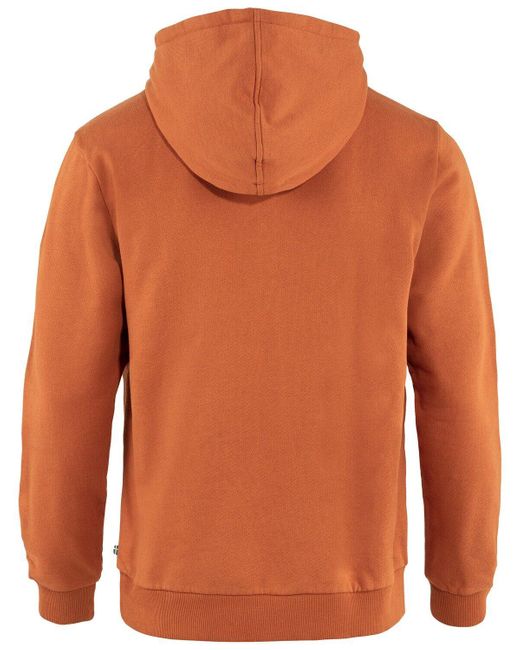 Fjallraven Sweatshirt Hoodie Logo in Orange für Herren