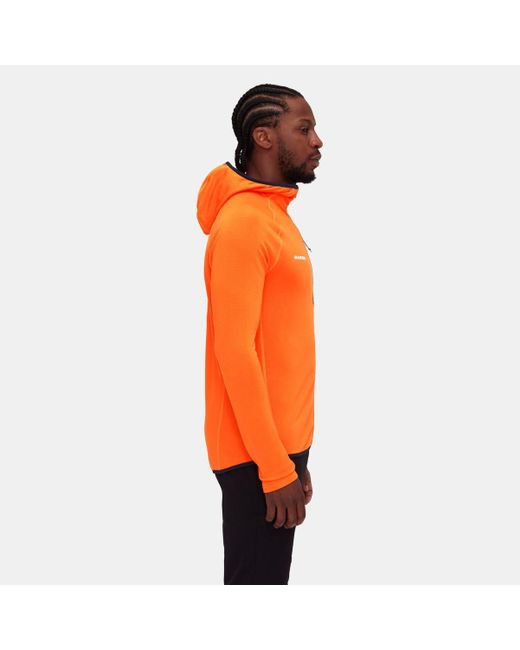 Mammut Funktionsjacke Aenergy Light ML Hooded Jacket (Midlayer Jackets), in Orange für Herren
