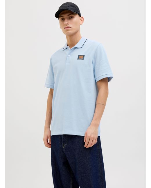 Jack & Jones Poloshirt JJHUDSON POLO SS in White für Herren