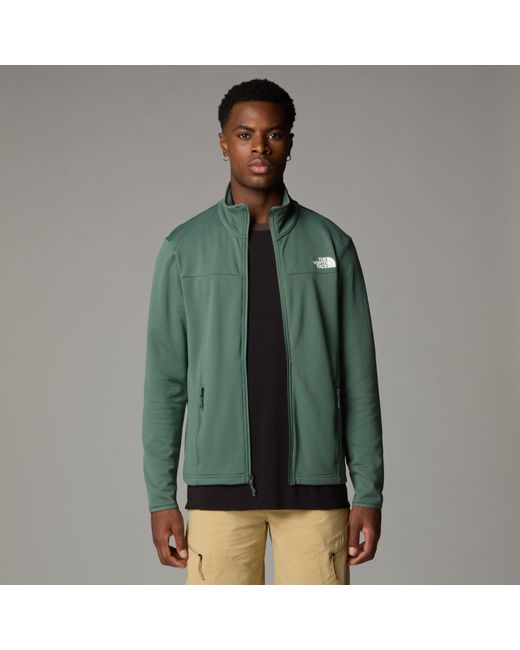 The North Face Fleecejacke Cedar Trail Grid Fleece Jacke mit durchgehendem RV in Green für Herren