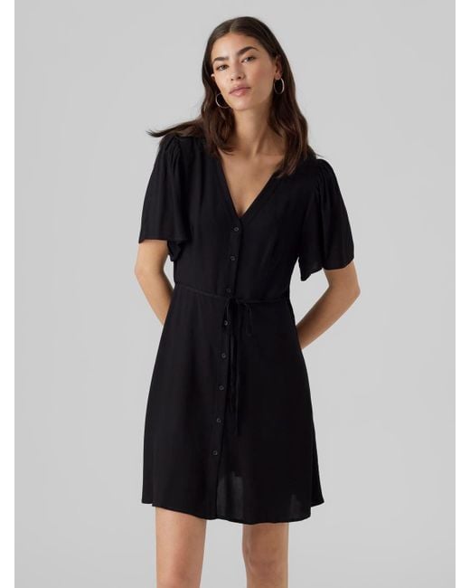 Vero Moda Black Blusen-Kleid