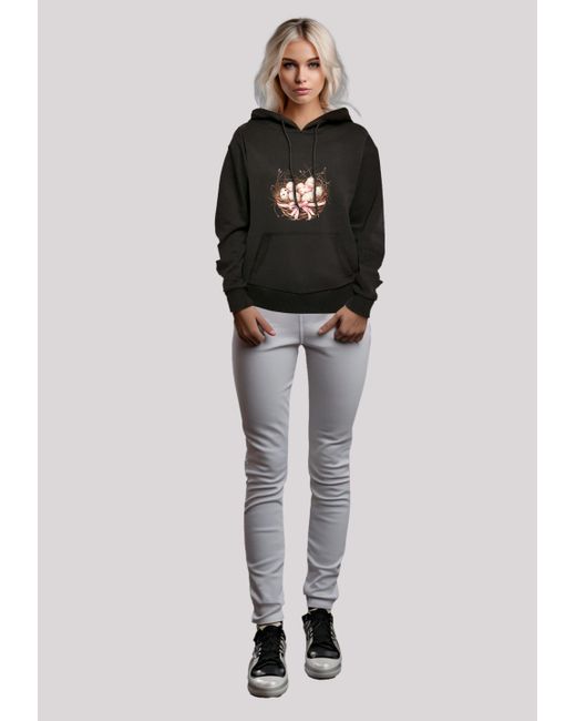 F4NT4STIC Black Kapuzenpullover Osterei Nest Korb Dekor Premium Qualität
