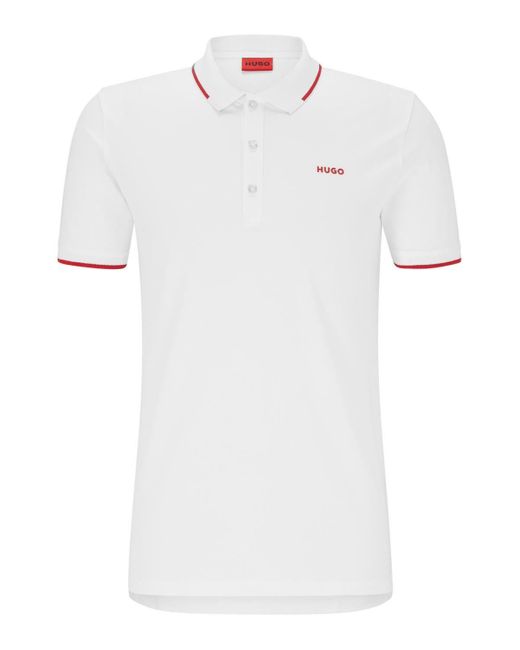 HUGO T-Shirt Dinoso222 10205383 01, White für Herren
