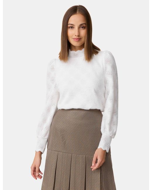 Taifun White Langarmshirt