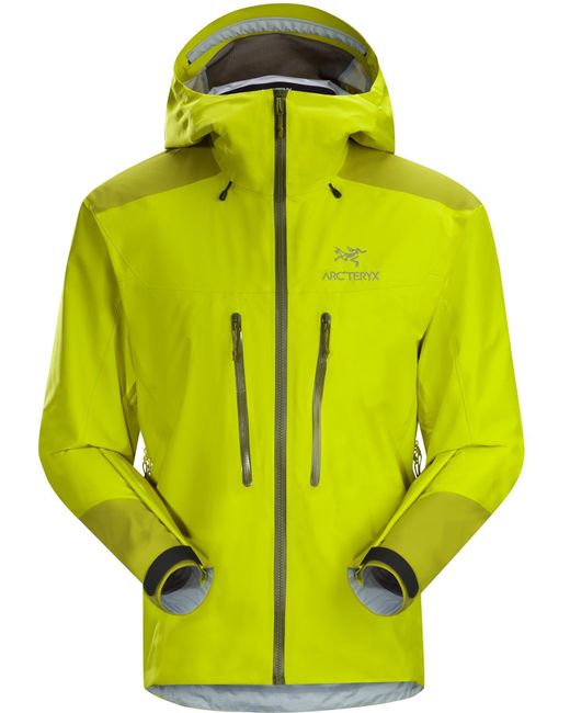 Arc'teryx Anorak M Alpha Ar Jacket (modell Sommer 2020) in Yellow für Herren