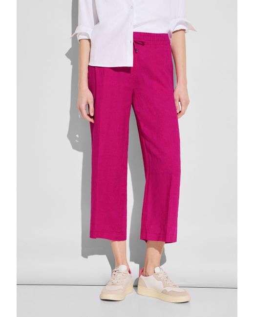 Street One Pink Culotte im Loose Fit