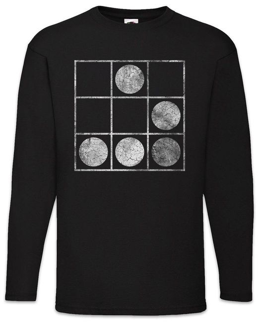 Urban Backwoods Langarmshirt Hacker Emblem Glider Langarm T-Shirt Fun Geek Nerd Computer Science in Black für Herren