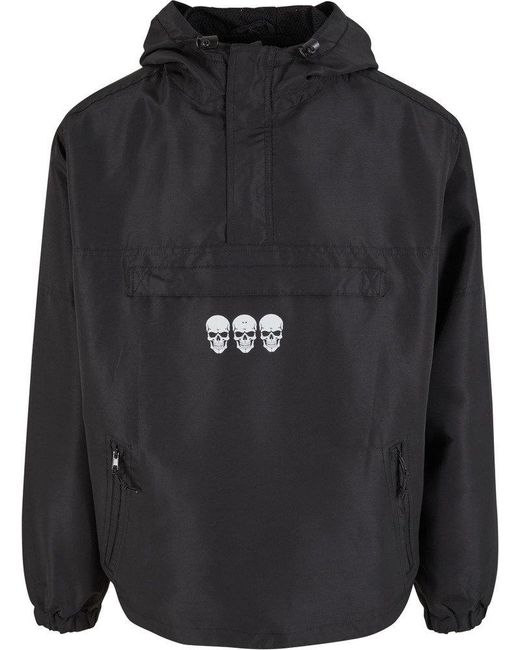 Mister Tee Kurzjacke Evolve Skull Summer Windbreaker in Black für Herren