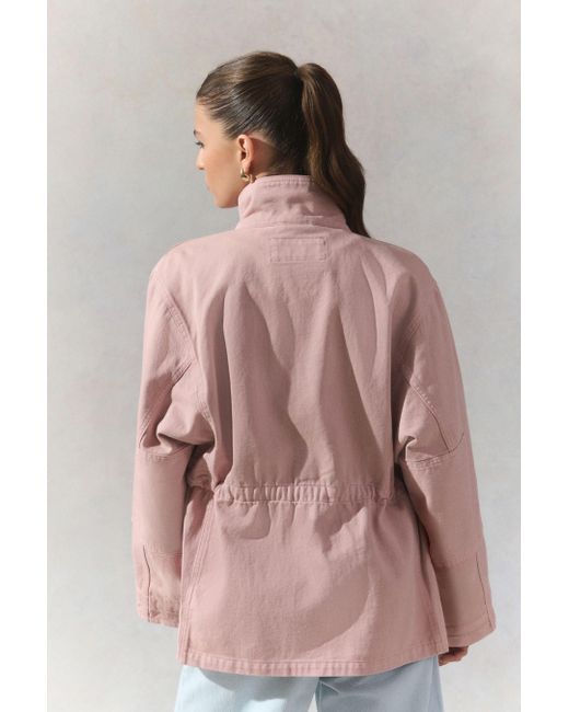 Next Pink Cargojacke Baumwolljacke im Utility-Stil (1-St)