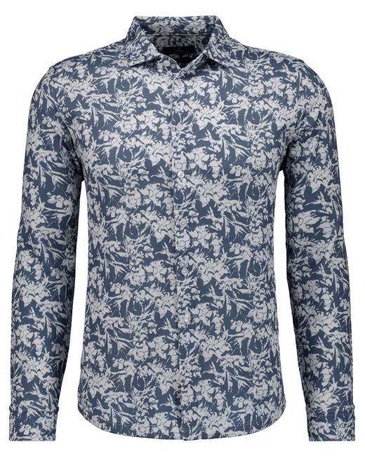 RAGMAN Langarmhemd in Blue für Herren