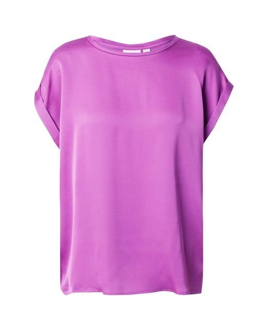 Vila Pink T-Shirt ELLETTE (1-tlg) Plain/ohne Details