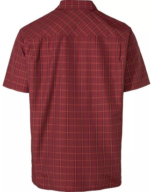 Vaude Funktionshemd Albsteig Shirt III Men in Red für Herren