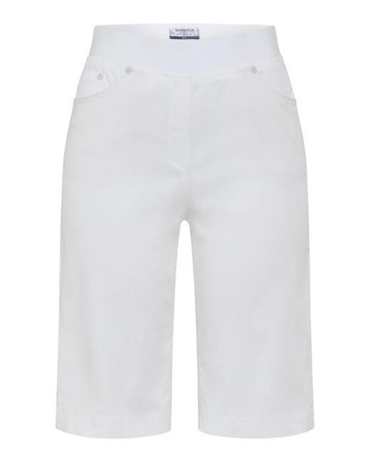 RAPHAELA by BRAX White Bermudas Style PAMINA BERMUDA