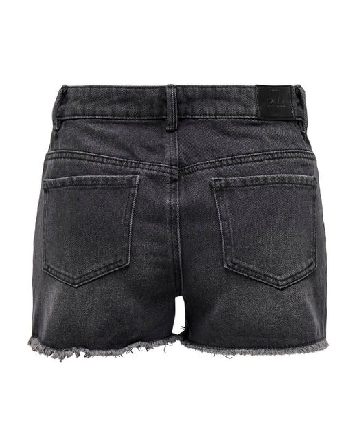 ONLY Black Jeansshorts Pacy (1-tlg)