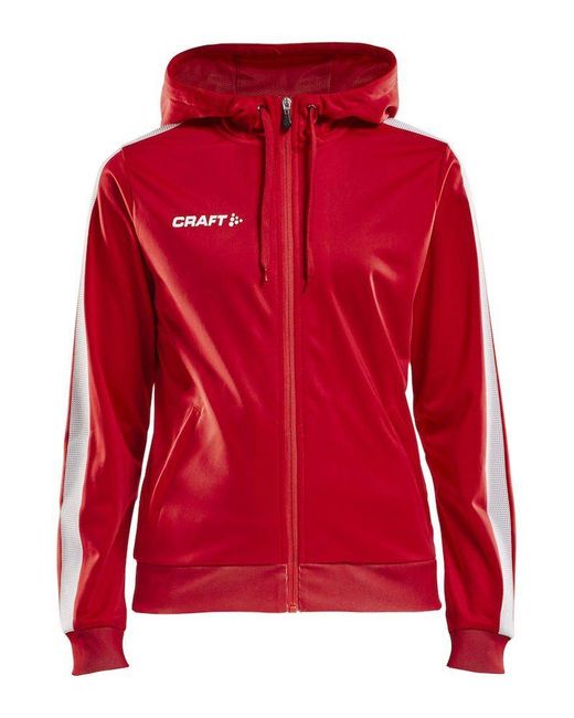 C.r.a.f.t Red Sweatshirt Pro Control Hood Jacket
