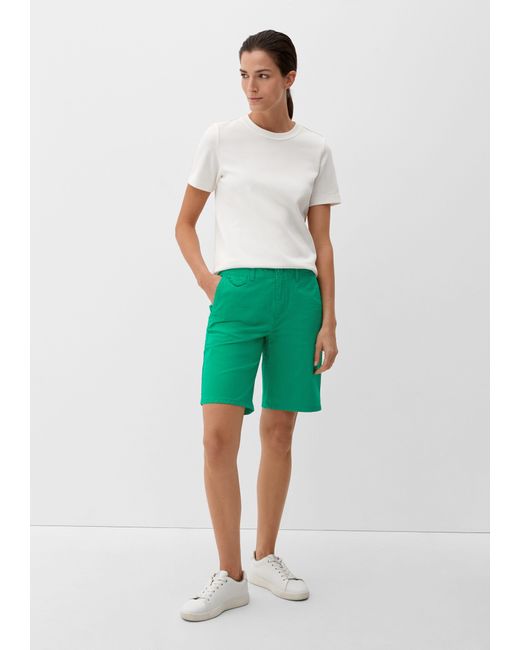 S.oliver Green Shorts Regular: Bermuda im Chino-Style