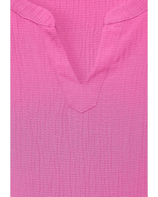 Cecil Pink Blusenkleid in Unifarbe