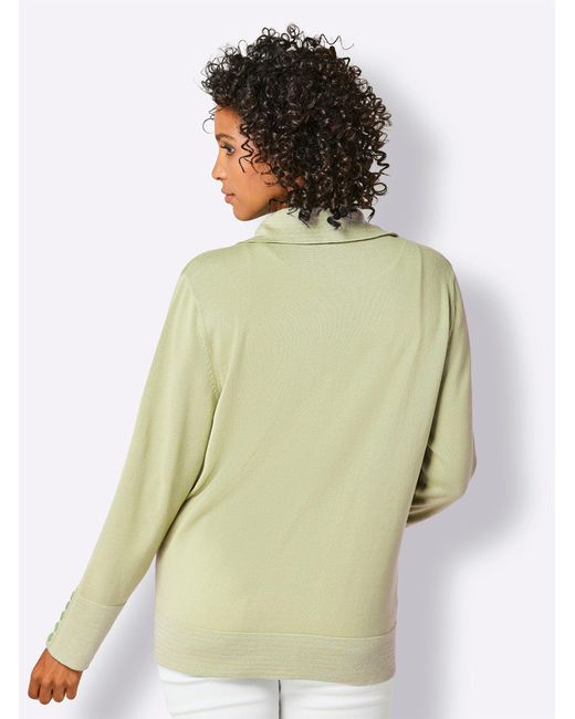 Creation L Green Strickjacke Feinstrickjacke