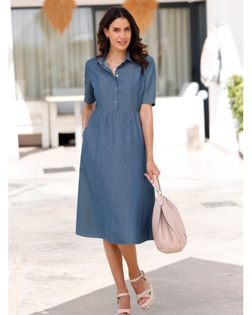 WITT Blue Etuikleid Jeanskleid