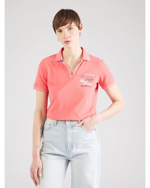 SOCCX Pink T-Shirt (1-tlg) Plain/ohne Details