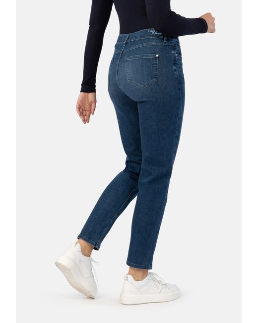 STOOKER WOMEN Blue 5-Pocket-Jeans Nizza Flexxi Move Tapered Fit