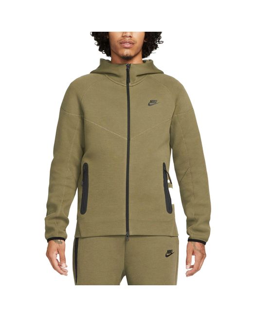 Nike Hoodie Tech Fleece in Green für Herren