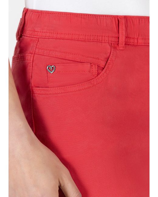 SteHmann Red Stoffhose im Five-Pocket Style