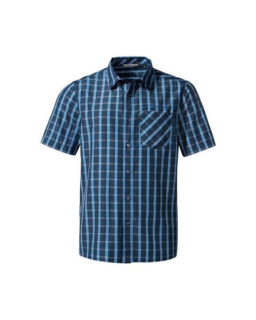 Vaude Kurzarmhemd Me Albsteig Shirt III in Blue für Herren