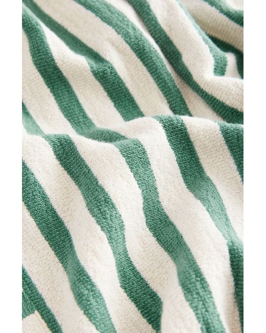 Next Green Frottee-Playsuit mit Knopfdetail aus Baumwolle (1-tlg)