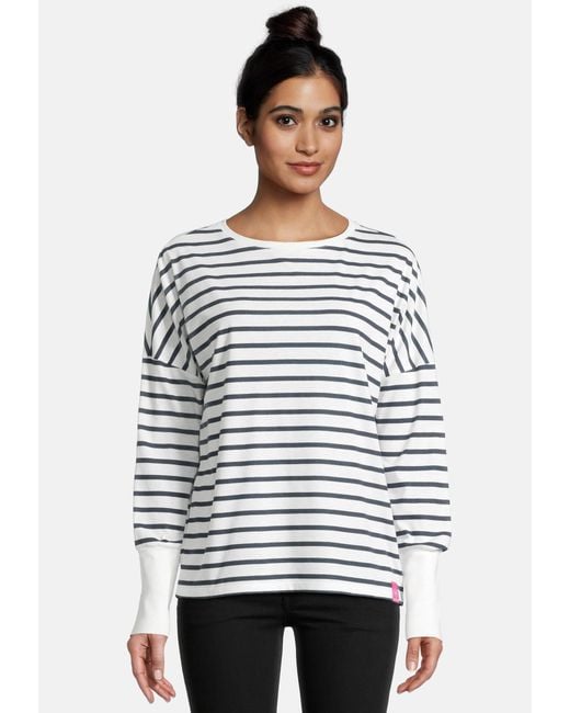 salzhaut White Langarmshirt Smaak Ringel
