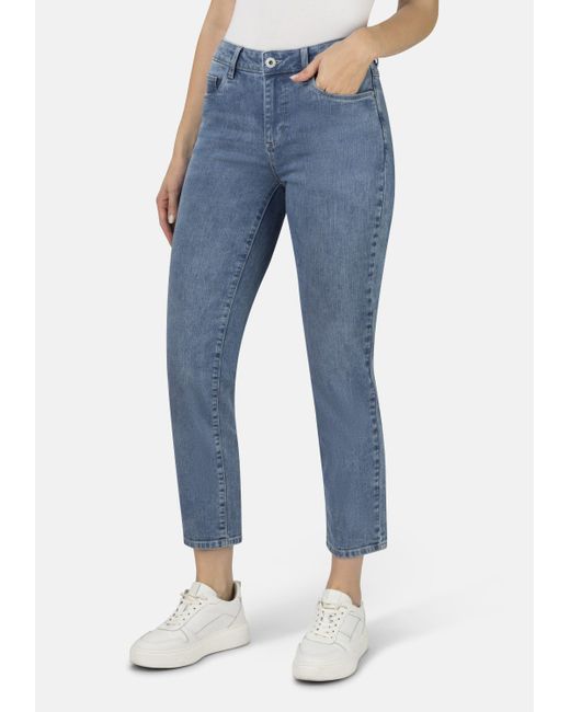 STOOKER WOMEN Blue 5-Pocket-Jeans Straight Fit Zermatt Denim