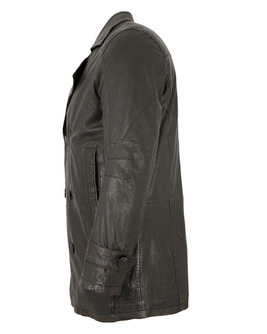 Jilani Lederjacke Matthes-3 in Black für Herren