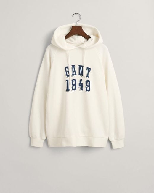 Gant Natural Sweatshirt REG PRINTED HOODIE