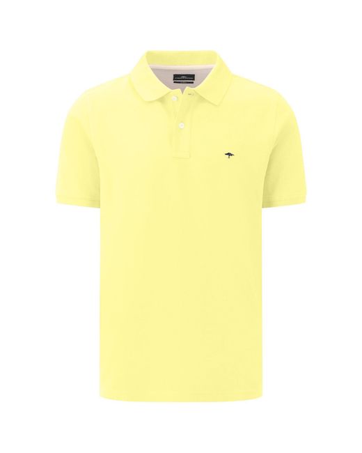 Fynch-Hatton Poloshirt Basic Polo, Supima in Yellow für Herren