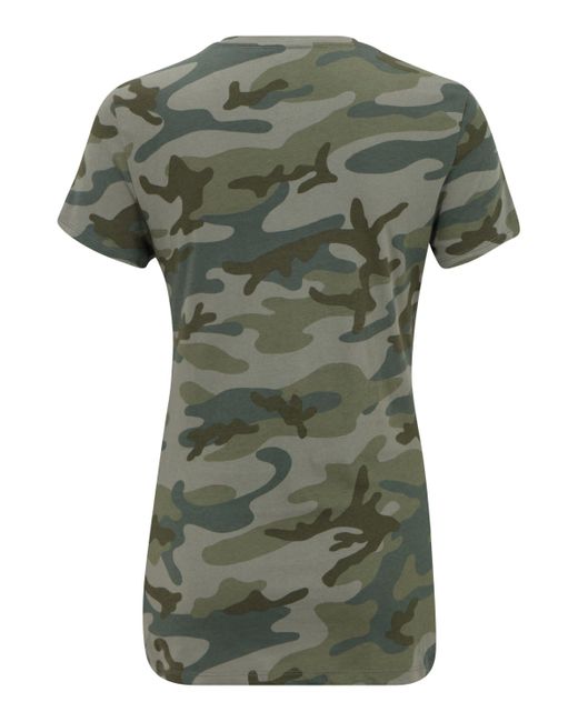 Gap Tall Green T-Shirt (1-tlg) Plain/ohne Details