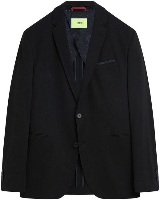 Cinque Sakko CIDITO in 2-Knopf-Form in Black für Herren