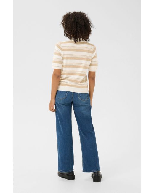 Kaffe Blue Strickpullover KAlizza