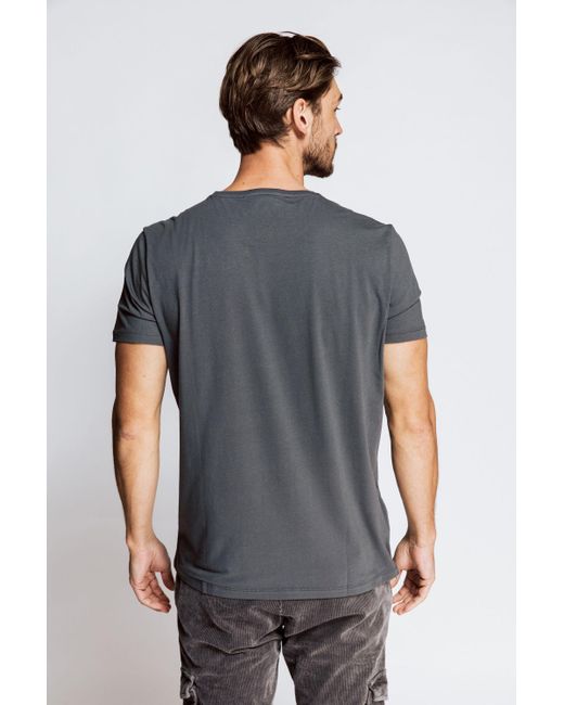 Zhrill T-Shirt KILIAN Black (0-tlg) in Gray für Herren