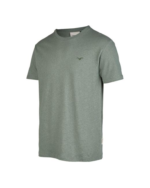 CLEPTOMANICX T-Shirt Ligull Summer mit toller Stickerei auf der Brust in Green für Herren