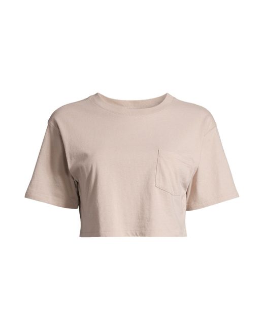 Aéropostale Natural T-Shirt (1-tlg) Plain/ohne Details