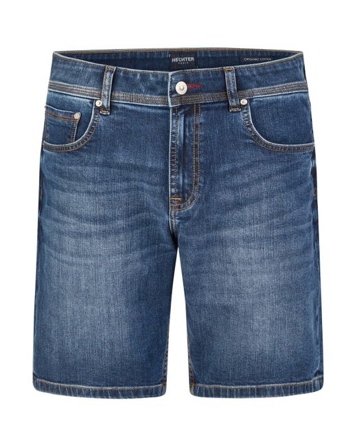 Hechter Paris Shorts (1-tlg) aus Bio-Baumwolle mit Elasthan in Blue für Herren