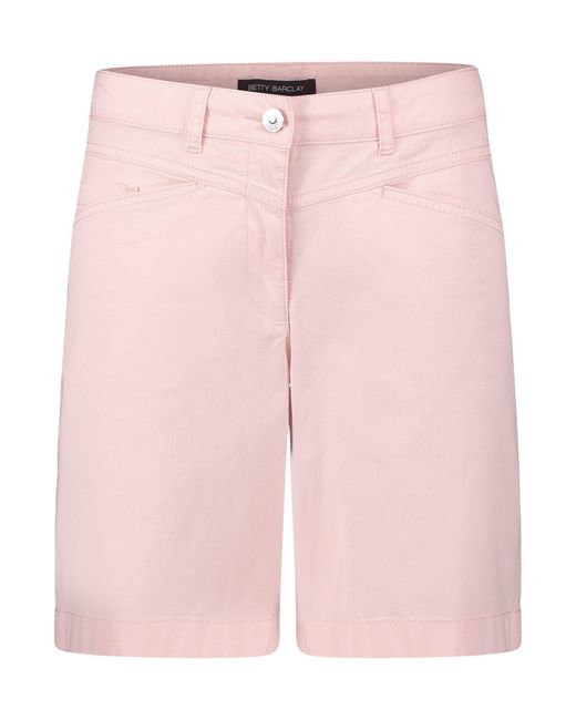 Betty Barclay Pink Shorts mit Eingrifftaschen (1-tlg) Taschen
