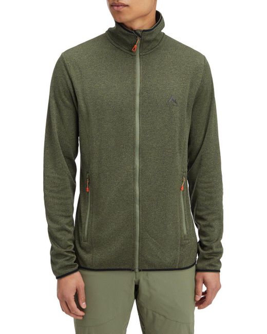 McKinley Fleecejacke He.-Unterjacke Roto IV MÉLANGE/BLACK in Green für Herren