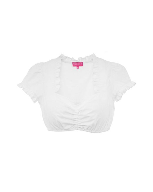 KRÜGER White Dirndlbluse 42943