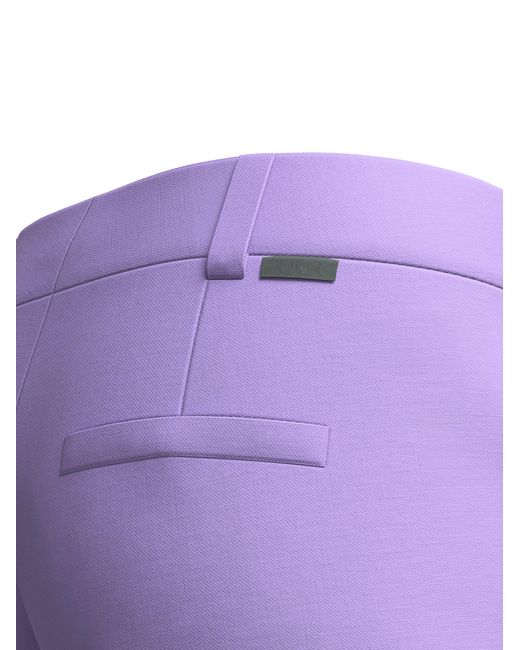 HUGO Purple Stoffhose Hetana (1-tlg)
