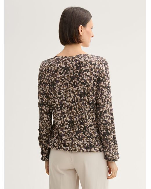 Tom Tailor Multicolor Langarmshirt in Knitteroptik
