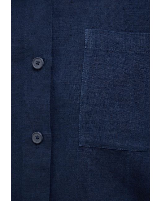Mustang Blue Langarmbluse Style Willow