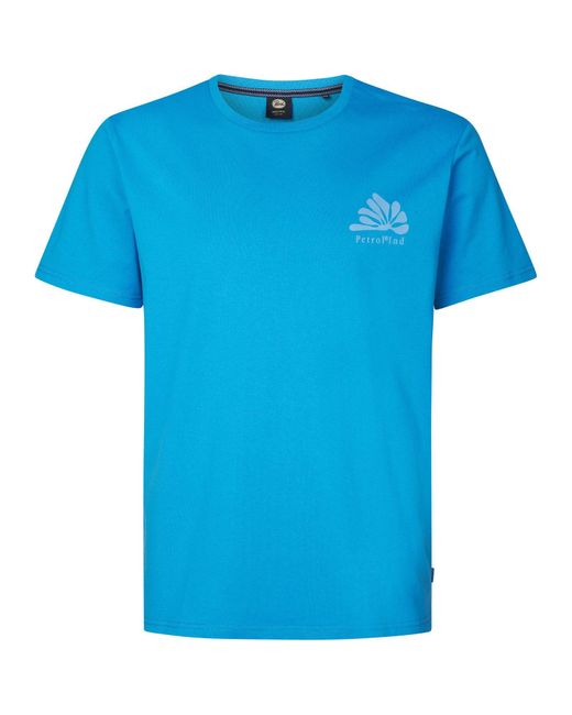 Petrol Industries T-Shirt Plus Size Back Print Oceanfrontview in Blue für Herren