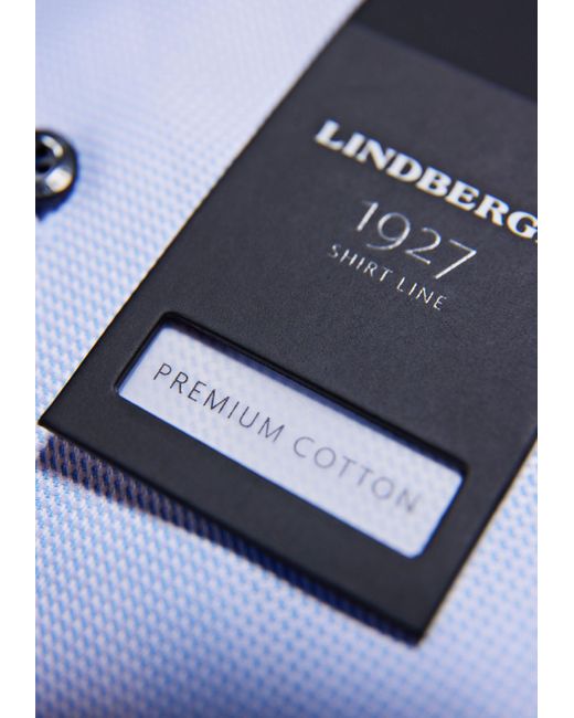 Lindbergh Businesshemd Business-Casual-Hemd in White für Herren