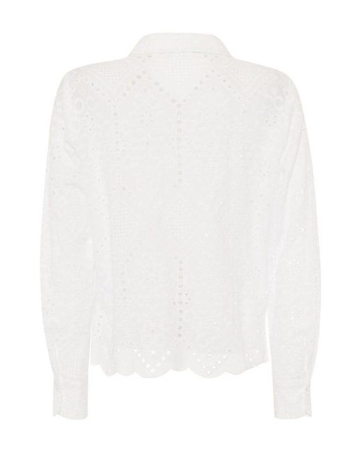 Tuzzi White Klassische Bluse